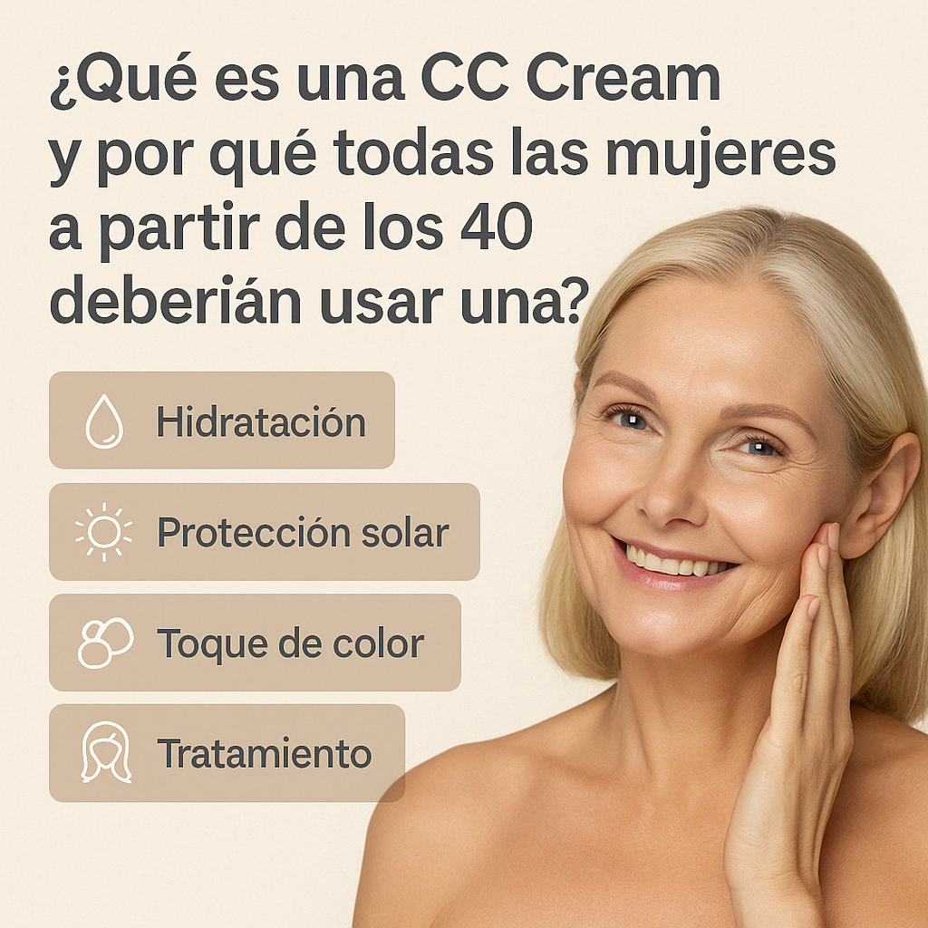 ¿Qué es una CC Cream y por qué todas las mujeres a partir de los 40 deberían usar una?