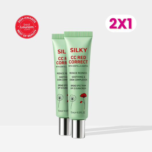 2x1 Silky CC Red Correct - Crema Correctora de Rojeces