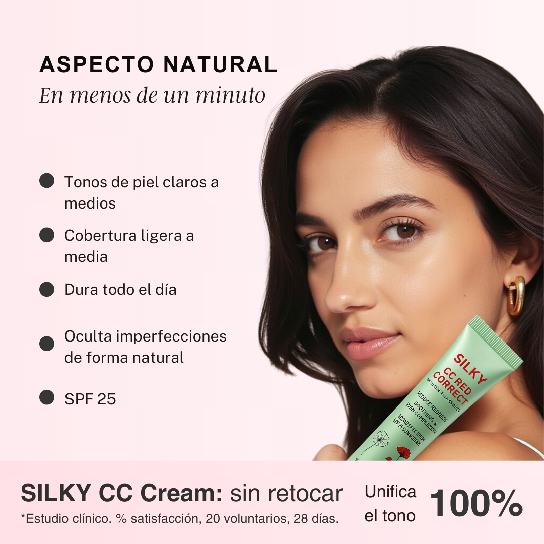 2x1 Silky CC Red Correct - Crema Correctora de Rojeces